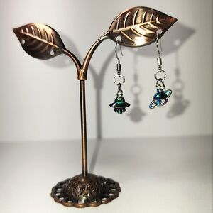 Spaceship & Planet Earrings